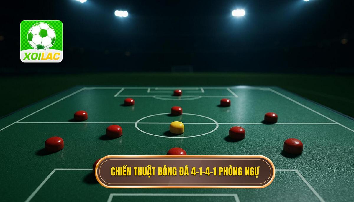 Nền Tảng Của Chiến Thuật Bóng Đá 4-1-4-1 Phòng Ngự