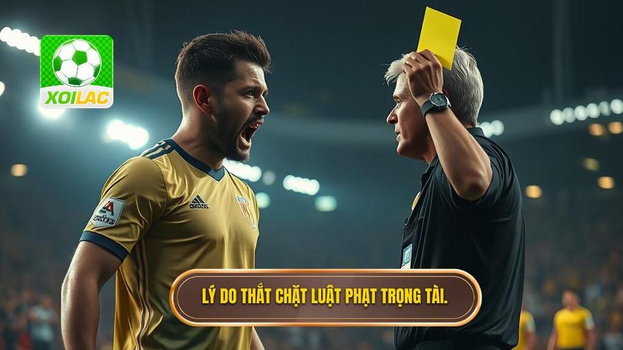 1. Lý do thắt chặt luật phạt trọng tài.