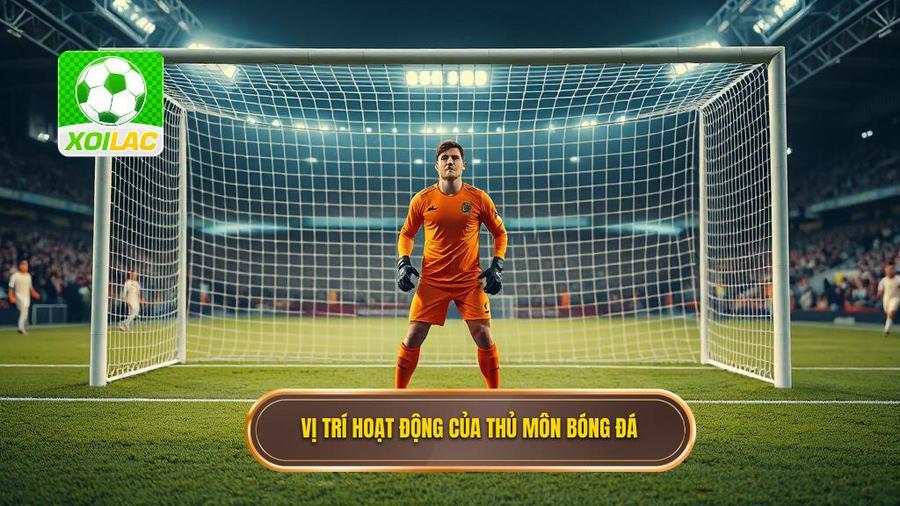 1. Vị trí hoạt động của thủ môn bóng đá