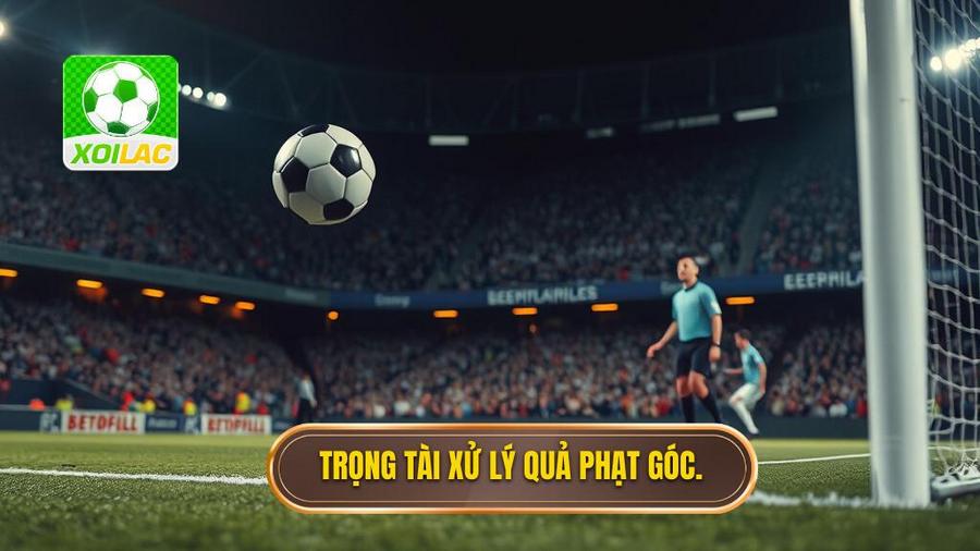 2. Trọng tài xử lý quả phạt góc.