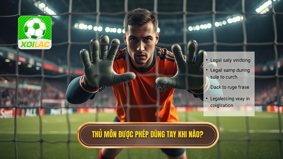 3. Thủ môn được phép dùng tay khi nào_