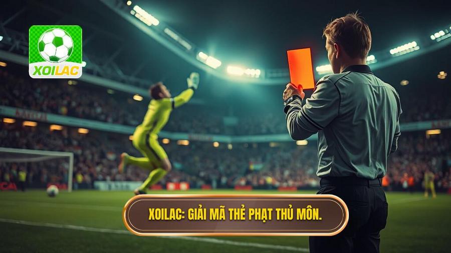 XOILAC_ Giải mã thẻ phạt thủ môn.