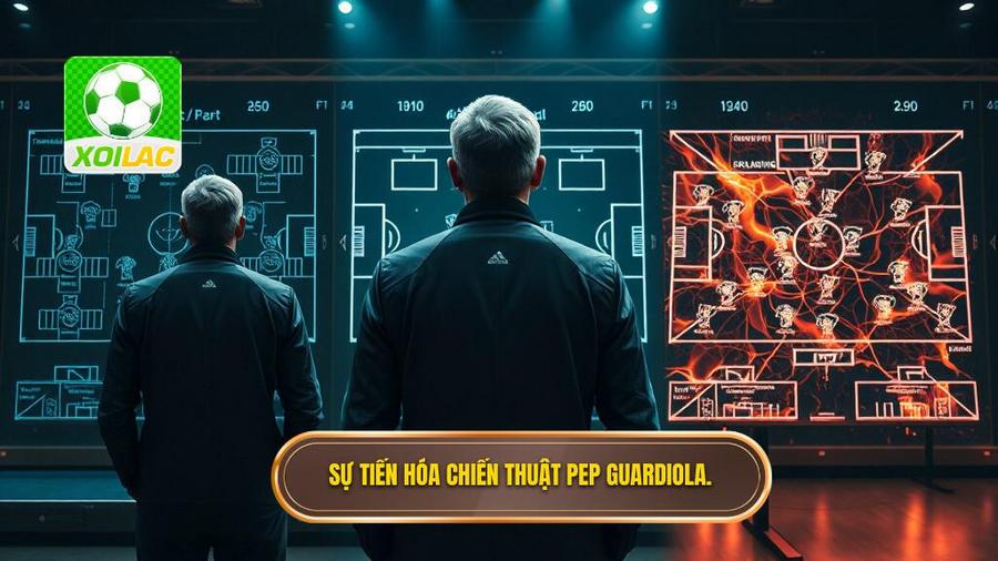 2. Sự tiến hóa qua các thời kỳ của chiến thuật Pep Guardiola