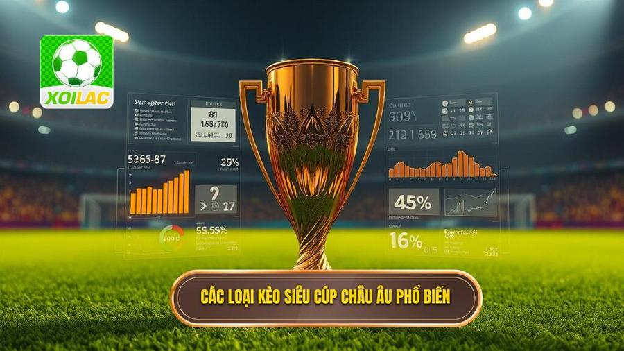 Các loại Kèo siêu cúp châu Âu phổ biến và cách đọc